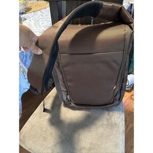 Booq Laptop Bag Brown Ballistic Nylon Messenger Briefcase 17" Case 2